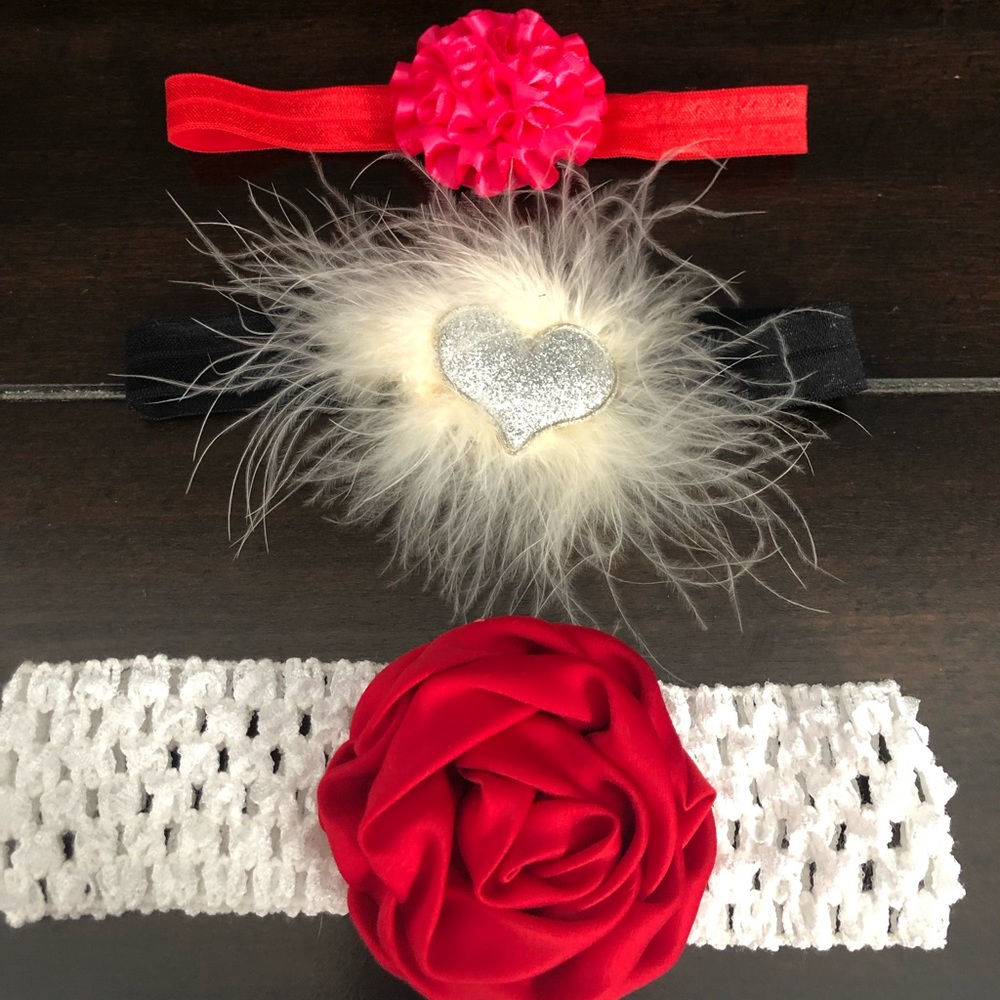 NWOT Set of 3 Handmade headbands